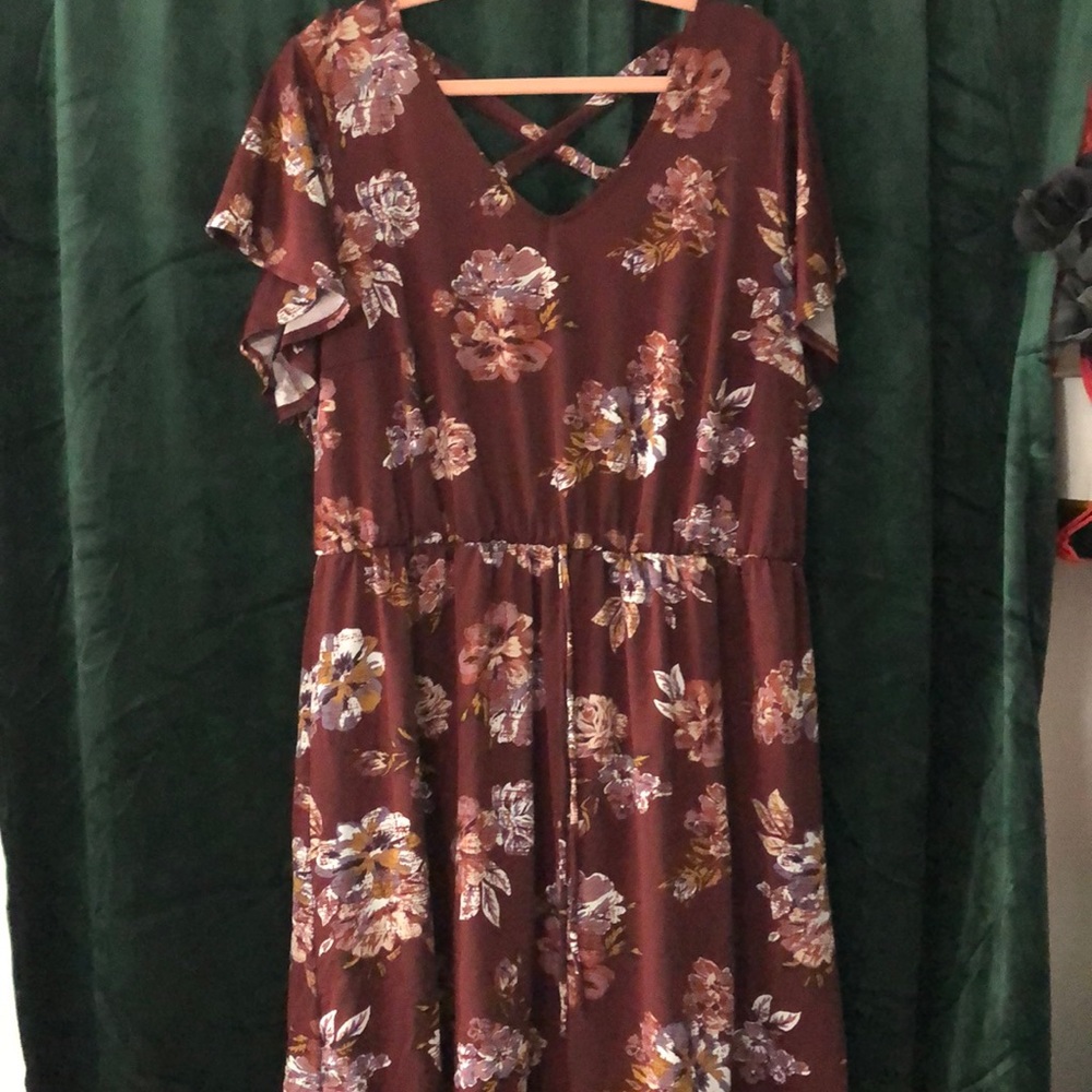 Floral Maurice’s dress
